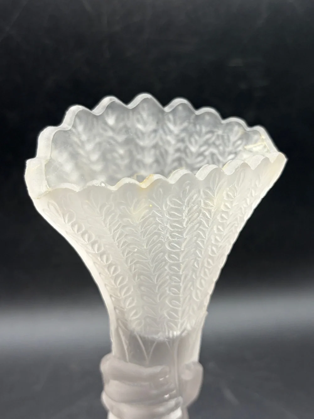 Victorian Antique 1876 Centennial Worlds Fair Souvenir EAPG Glass Hand Vase